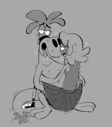 sylvia_(wander_over_yonder), wander_over_yonder, monochrome, trans_woman, trans_woman_(lore)