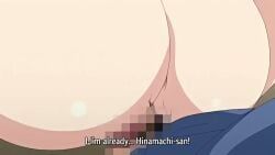 houkago_no_yuutousei, queen_bee_(animation_studio), 1boy, 1girls, ass