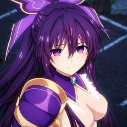 yatogami_tohka, date_a_live, ass_length_hair, eyebrows_visible_through_hair, hair_between_eyes