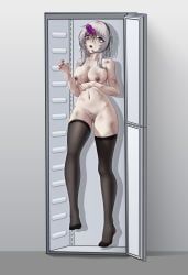 1girl, blood, blood_on_face, breasts, death