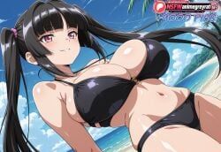 tsukuyomi_shirabe, patreon, senki_zesshou_symphogear, 1girl, bangs