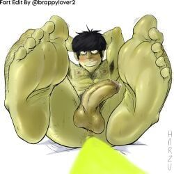 murdoc_niccals, gorillaz, harzu, 1boy, fart