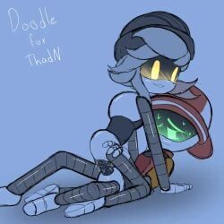 cyn_(murder_drones), thad_(murder_drones), murder_drones, pachinsfw, clothed_male