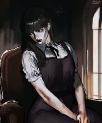 samarie_(fear_and_hunger), fear_and_hunger, fear_and_hunger:_termina, 1girls, black_hair