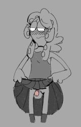 oc, original_character, wander_over_yonder, blushing, chastity_cage