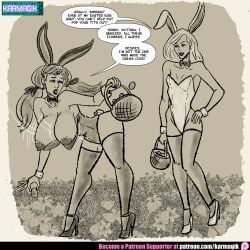 victoria_van_der_meer, easter, the_book_club, karmagik, 2girls