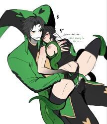harlequin_(the_freak_circus), self_insert, the_freak_circus, black_hair, black_haired_female