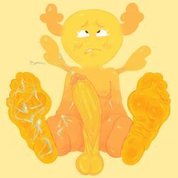 penny_fitzgerald, the_amazing_world_of_gumball, cum, cum_on_feet, ejaculation