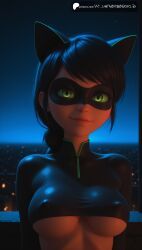 cat_noir, lady_noire, marinette_dupain-cheng, miraculous:_tales_of_ladybug_and_cat_noir, miraculous_ladybug