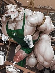patreon, goonerism, 1boy, animal_ears, anthro