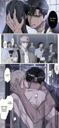 webtoon, 2boys, acting, actor, black_hair