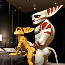 alister_azimuth, ratchet_(ratchet_and_clank), ratchet_and_clank, hydrai, 2boys