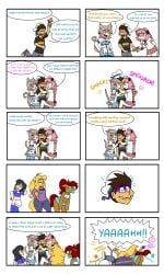 astolfo_(fate), corpser_(havencorpser), felix_argyle, sam_(pshelly), schmucky_(wobbleblot)