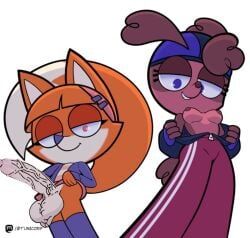 vivian_(ajmarekart), zoe_(ajmarekart), murphy_and_mitzi, 1futa, 1girls