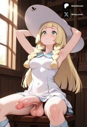 lillie_(pokemon), pokemon, nickythecreator, 1futa, 1girl