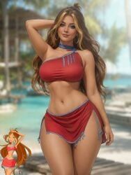 flora_(winx_club), winx_club, rgomez007, 1girls, aged_up