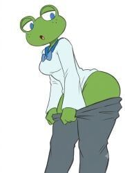 lilypad_(toy_story), toy_story, toy_story_5, female, pulling_down_pants