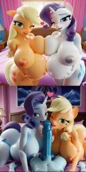 applejack_(mlp), rarity_(mlp), soarin_(mlp), hasbro, my_little_pony