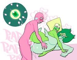 emerald_(steven_universe), gem_(species), lars_barriga, peridot_(steven_universe), cartoon_network