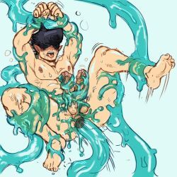 beam_(chainsaw_man), chainsaw_man, rimmybone, 1boy, abs