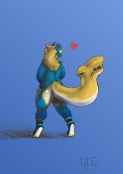 cordite, tafy_tail, anthro, aquatic, big_tail