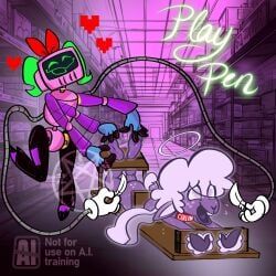collin_(helluva_boss), helluva_boss, 2_toes, afro, ambiguous_gender