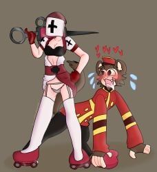 murder_monkey, reaper_nurse, dark_deception, dark_deception:_chapter_1, dark_deception:_chapter_4