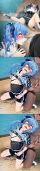 hoshimachi_suisei, hololive, hololive_japan, fumihiko_(pixiv2658856), crop_top