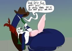 pippins_(deltarune), small_mike_(deltarune), zapper_(deltarune), one_rttdklwn, 2_penises