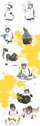 may_(guilty_gear), guilty_gear, lazei, blushing_female, burp