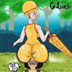 mikita_(one_piece), miss_valentine, usopp, little_garden, one_piece