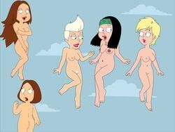 devin_(american_dad), hayley_smith, jessica_raplansky, meg_griffin, multiverse_meg