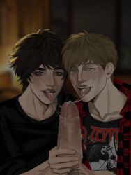 frank_heffley, rodrick_heffley, diary_of_a_wimpy_kid, 3boys, big_dick