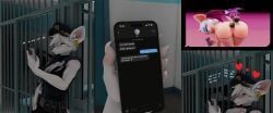 officer_flint, officer_flint_(foresttherotten), rouge_the_bat, she-venom, apple_inc.
