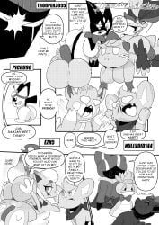 bloominoko, dewott, froakie, generation_2_pokemon, generation_4_pokemon