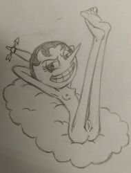 hilda_berg, cuphead_(game), studio_mdhr, takeshi1000, 1girls