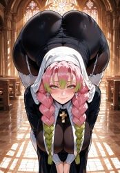 kanroji_mitsuri, demon_slayer, kimetsu_no_yaiba, miyuai, 1girl