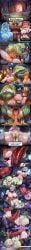 juniper_actias, manticore_(monster_girl_encyclopedia), mucus_toad_(monster_girl_encyclopedia), rachnera_arachnera, sinder_(vtuber)