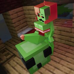 creeper_(minecraft), slime_(minecraft), microsoft, minecraft, mojang