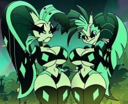 glam_(helluva_boss), glam_sisters_(helluva_boss), glitz_(helluva_boss), hellaverse, helluva_boss