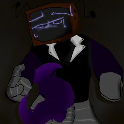 original_character, antenae, blush, dark_room, male