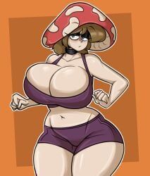 mom_(garp_sand), captain_dagon, belly, belly_button, black_eyelids