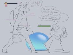 onleigh, ambiguous_gender, anthro, asinus, beaker