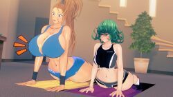 captain_mizuki, tatsumaki, one-punch_man, bautiithemasterhero, 2females