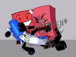 blocky_(bfdi), eraser_(bfdi), pen_(bfdi), battle_for_dream_island, battle_for_dream_island_again