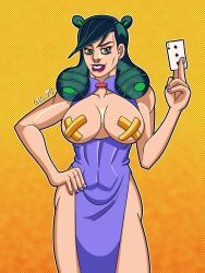 kaato_higashikata, jojo's_bizarre_adventure, jojolion, 1girls, big_breasts