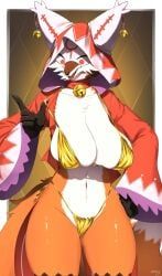 darakafox, 1girls, anthro, bell, bell_collar