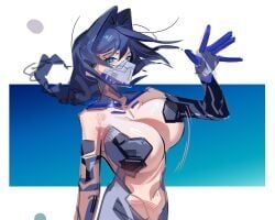 ouro_kronii, talia_yang, cyberpunk:_edgerunners, cyberpunk_(series), hololive