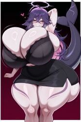 megalodon_(vtuber), karlov_13, big_ass, big_breasts, huge_ass