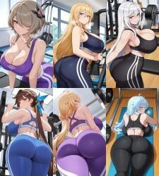 bianka_durandal_ataegina, cecilia, cecilia_schariac, durandal_(honkai_impact), li_sushang